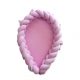 Luxury Fonott Babafészek Candy Pink