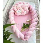 Luxury Fonott Babafészek Candy Pink