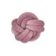 Fonott párna bársony Dirt pink
