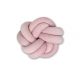 Fonott párna bársony Light pink