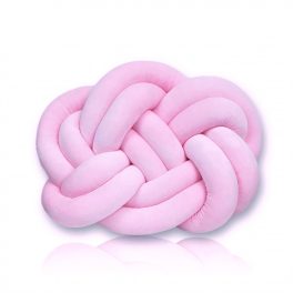 Fonott párna bársony XXL Pink