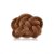 Fonott párna bársony XXL Dark Brown