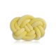Fonott párna bársony XXL Light Yellow
