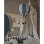 Hőlégballon dekor Kék