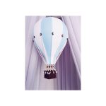 Hőlégballon dekor Világos Kék XXL