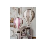 Hőlégballon Dekor - Rózsaszín M