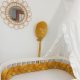 Léggömb párna Mustársárga